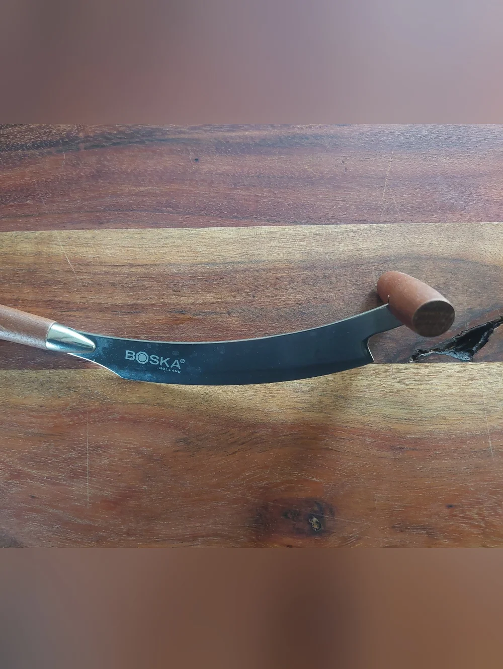 Boska HOLLAND Wood Handle Cheese Knife Beemster Rocker